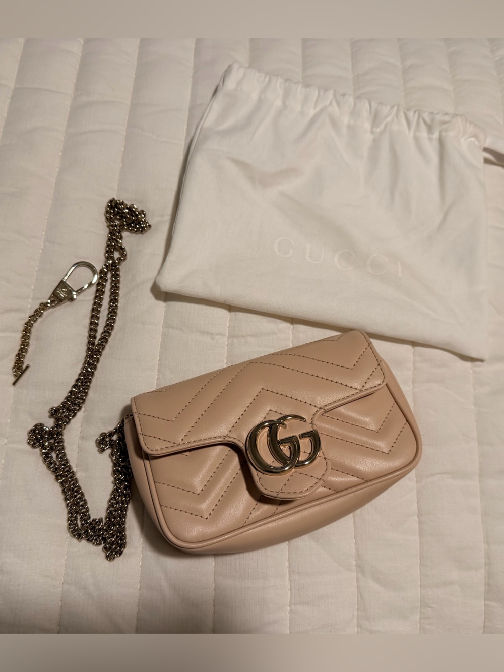 Gucci GG Marmont mini-pink beige